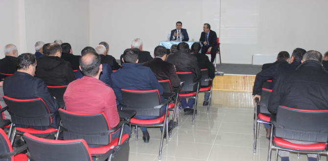 Kaymakamımız Sayın Mustafa GÜRBÜZ, Din Görevlileriyle Toplantı Yaptı.