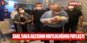 Sarı, Saka Ailesinin Mutluluğunu Paylaştı