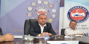 DİYANET-SEN AMASYA ŞUBE BAŞKANI:”ISINMA GİDERLERİ GENEL BÜTÇEDEN KARŞILANMALIDIR”