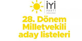 İYİ PARTİ ADAY LİSTESİ