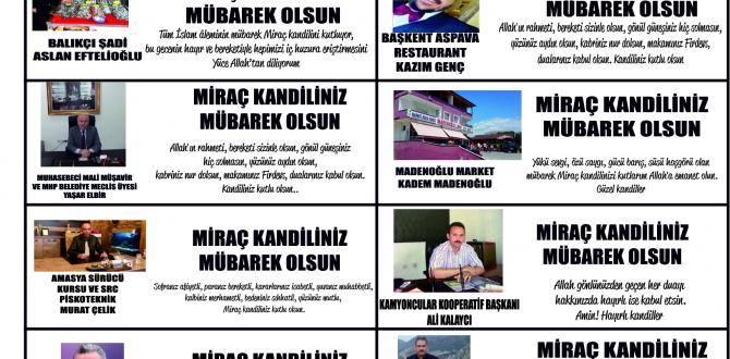 KANDİLİNİZ KUTLU OLSUN