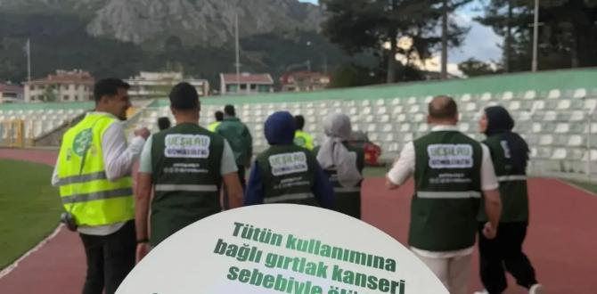 Yeşilay Amasya’dan  “Sağlık İçin Yürü” Etkinliği